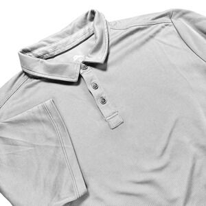 Tommy Bahama XXL‎ Polo Shirt Men's Short Sleeve IslandZone Solid Gray